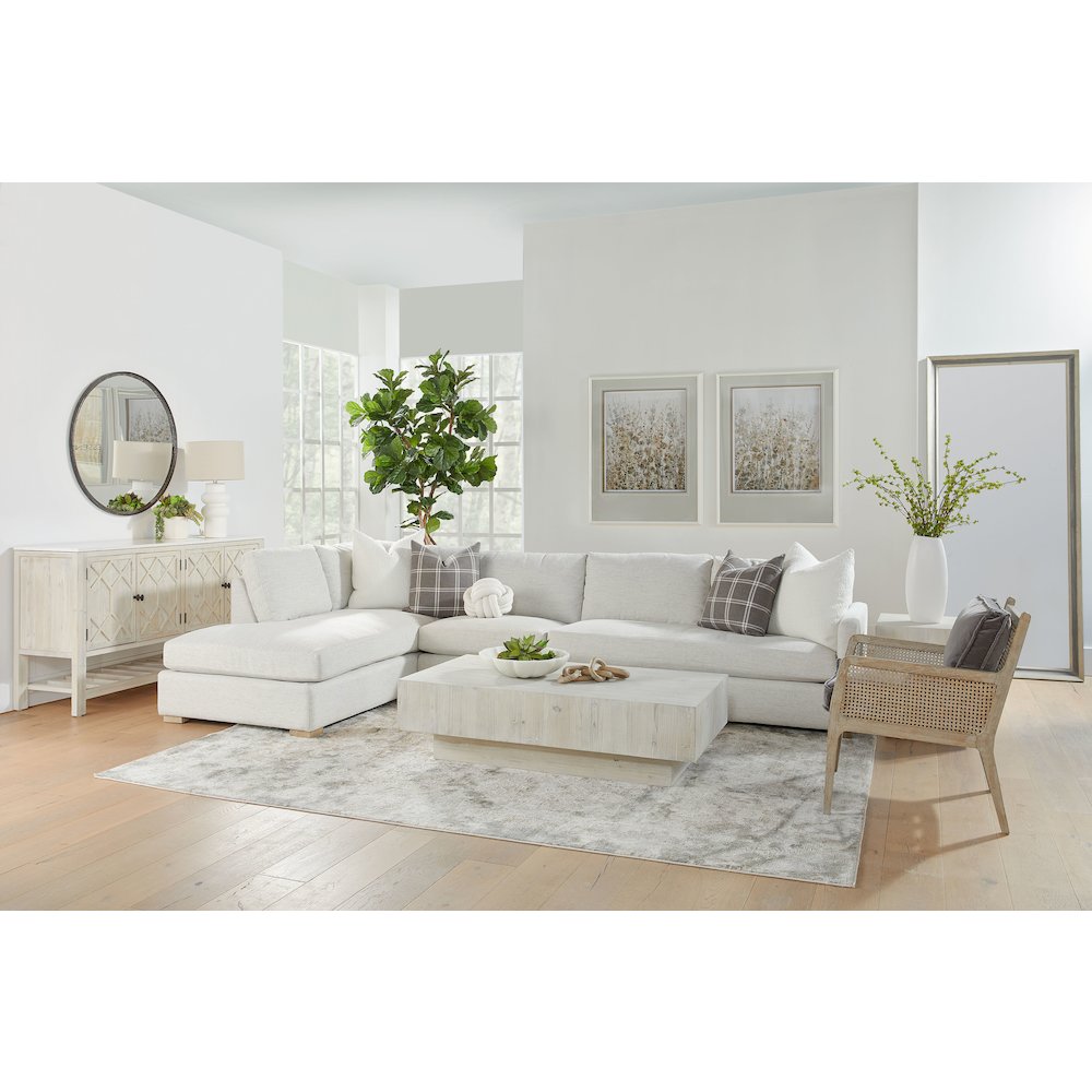 Stitch & Hand - Upholstery Transitional Clara Modular 2-Seat Right Slim Arm Sofa. Picture 20