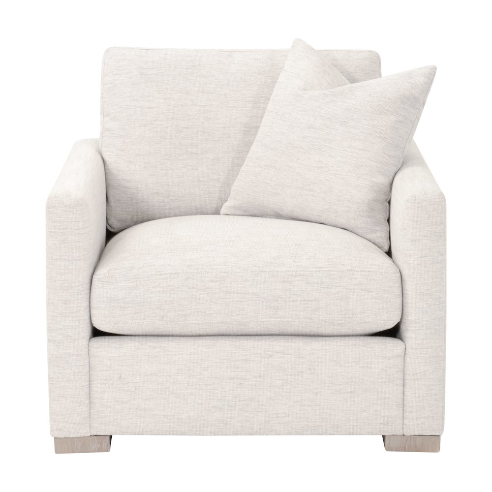 Stitch & Hand - Upholstery Transitional Clara Slim Arm Sofa Chair. Picture 1