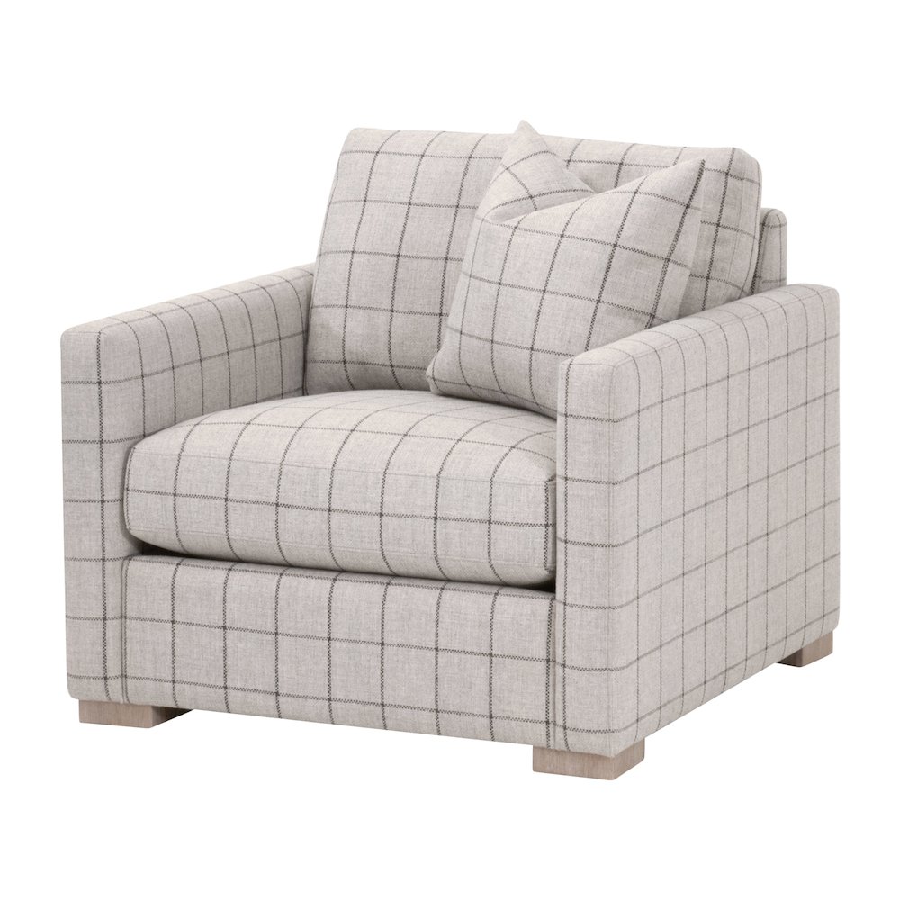Stitch & Hand - Upholstery Transitional Clara Slim Arm Sofa Chair. Picture 2