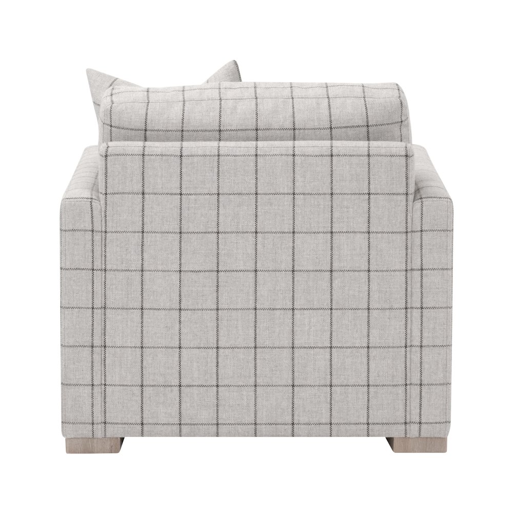 Stitch & Hand - Upholstery Transitional Clara Slim Arm Sofa Chair. Picture 5