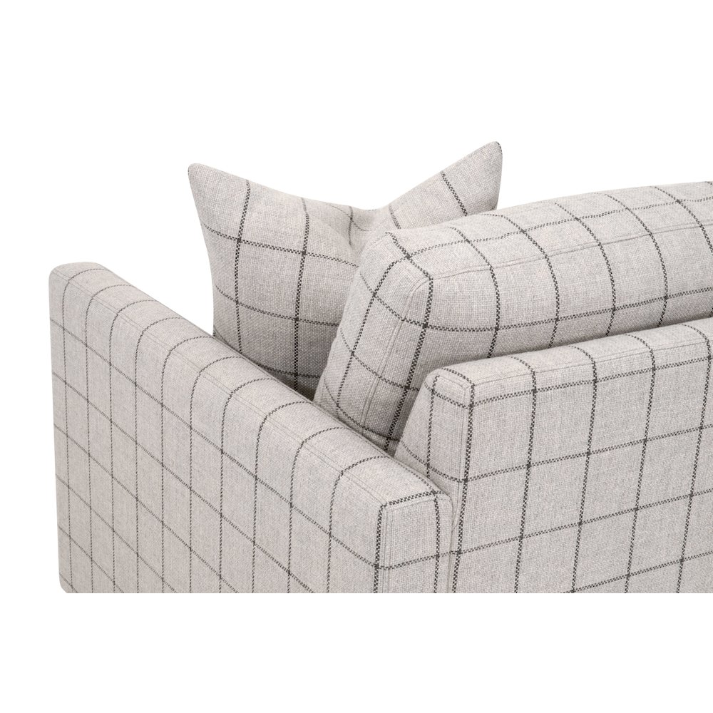 Stitch & Hand - Upholstery Transitional Clara Slim Arm Sofa Chair. Picture 6