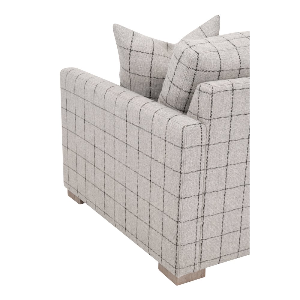 Stitch & Hand - Upholstery Transitional Clara Slim Arm Sofa Chair. Picture 7