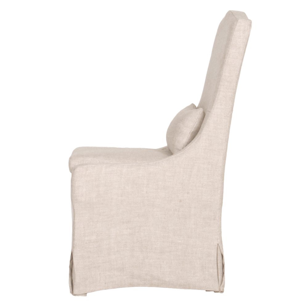 Essentials Transitional Colette Slipcover Dining Chair, Set of 2. Picture 3