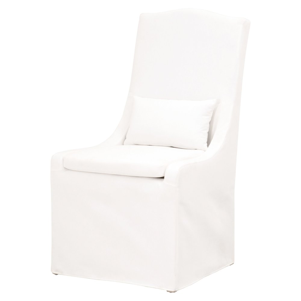 Essentials Transitional Colette Slipcover Dining Chair, Set of 2. Picture 2