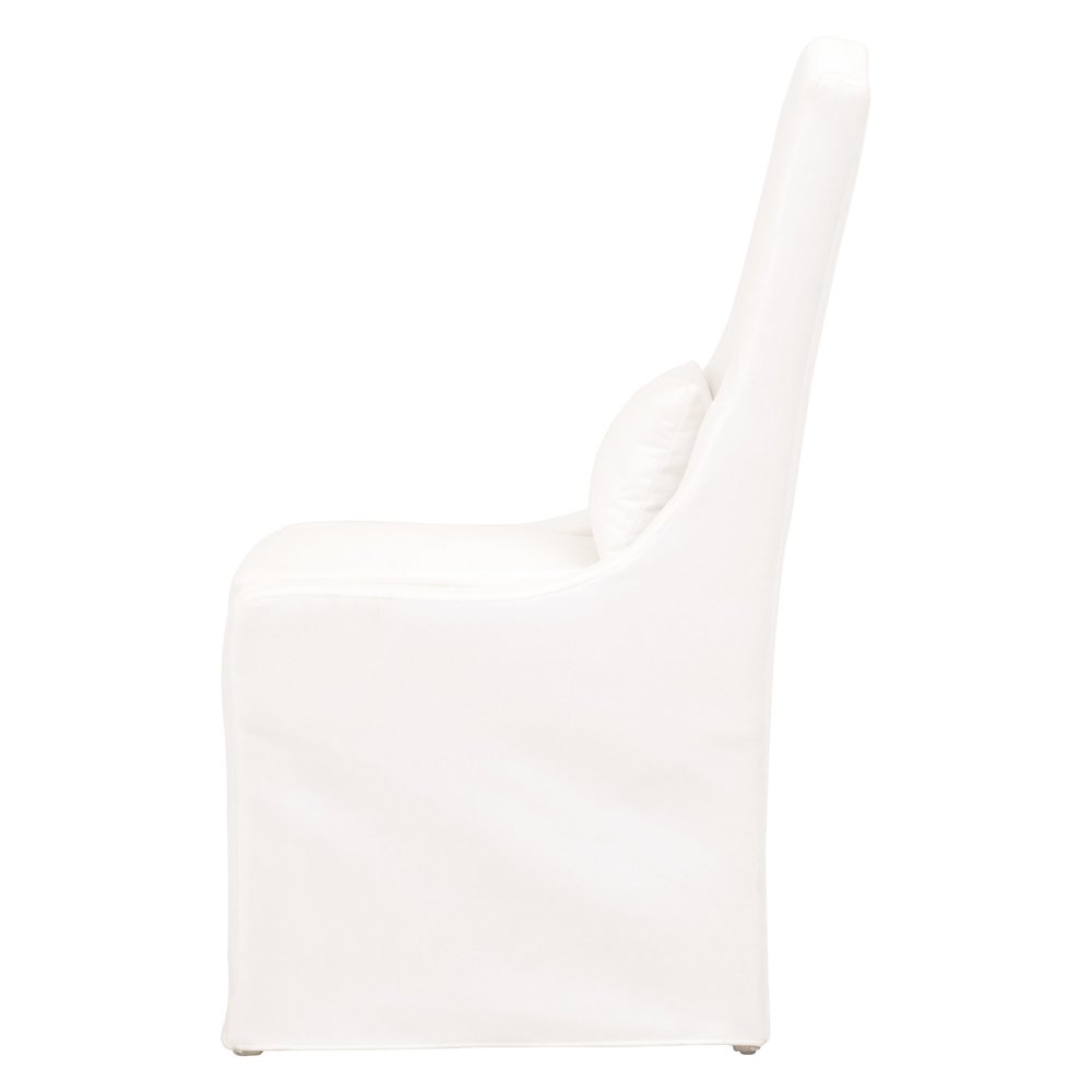 Essentials Transitional Colette Slipcover Dining Chair, Set of 2. Picture 3