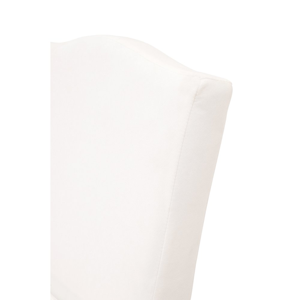 Essentials Transitional Colette Slipcover Dining Chair, Set of 2. Picture 6