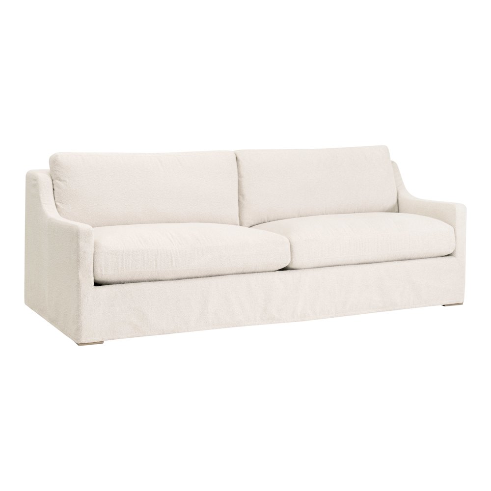 Transitional Colin Outdoor 94" Slope Arm Slipcover Sofa. Picture 2