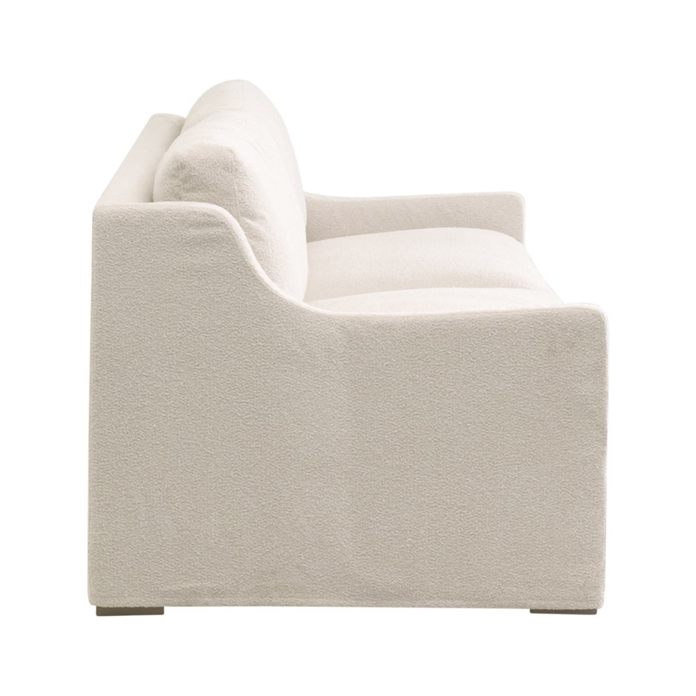 Transitional Colin Outdoor 94" Slope Arm Slipcover Sofa. Picture 3