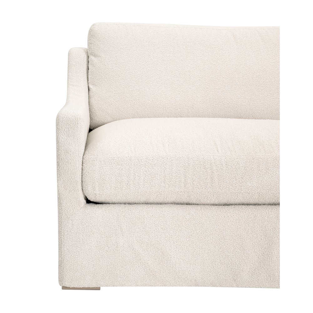 Transitional Colin Outdoor 94" Slope Arm Slipcover Sofa. Picture 5