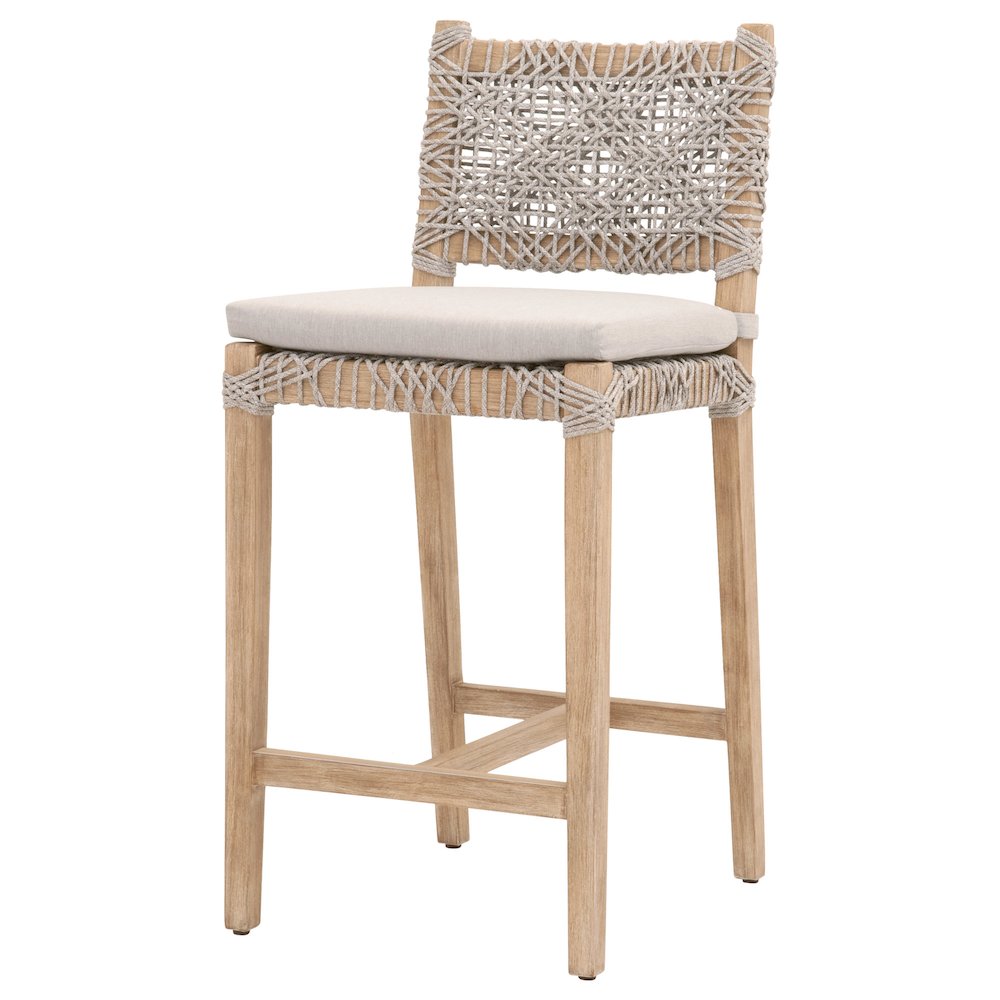 Woven Transitional Costa Counter Stool. Picture 2