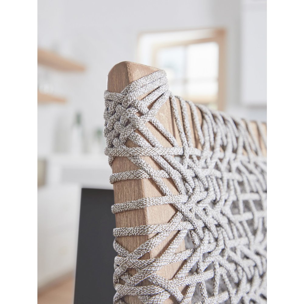 Woven Transitional Costa Counter Stool. Picture 8