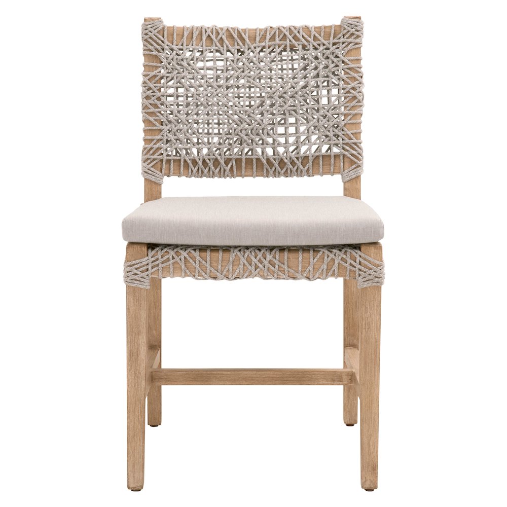 Woven Transitional Costa Dining Chair, Set of 2. Picture 1
