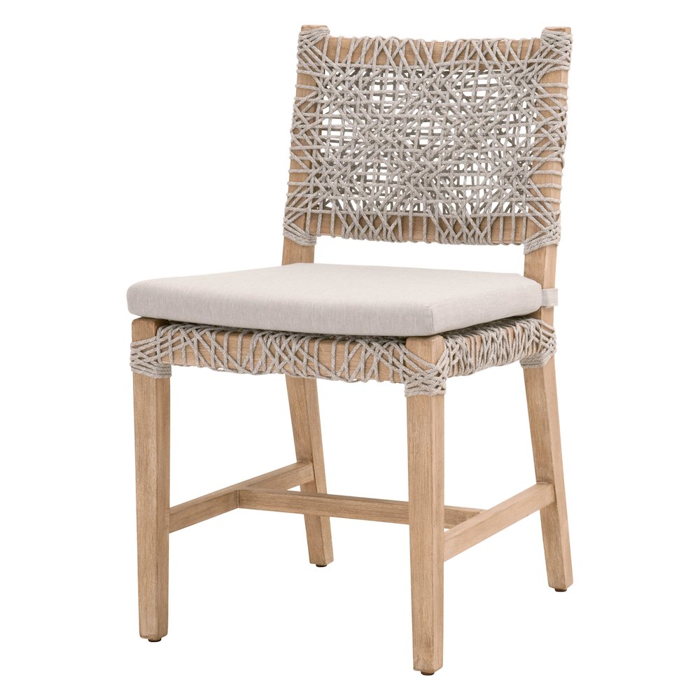 Woven Transitional Costa Dining Chair, Set of 2. Picture 2