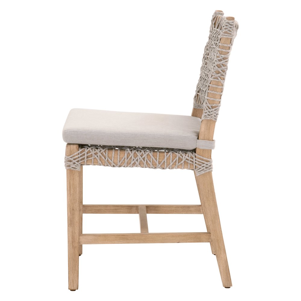 Woven Transitional Costa Dining Chair, Set of 2. Picture 3