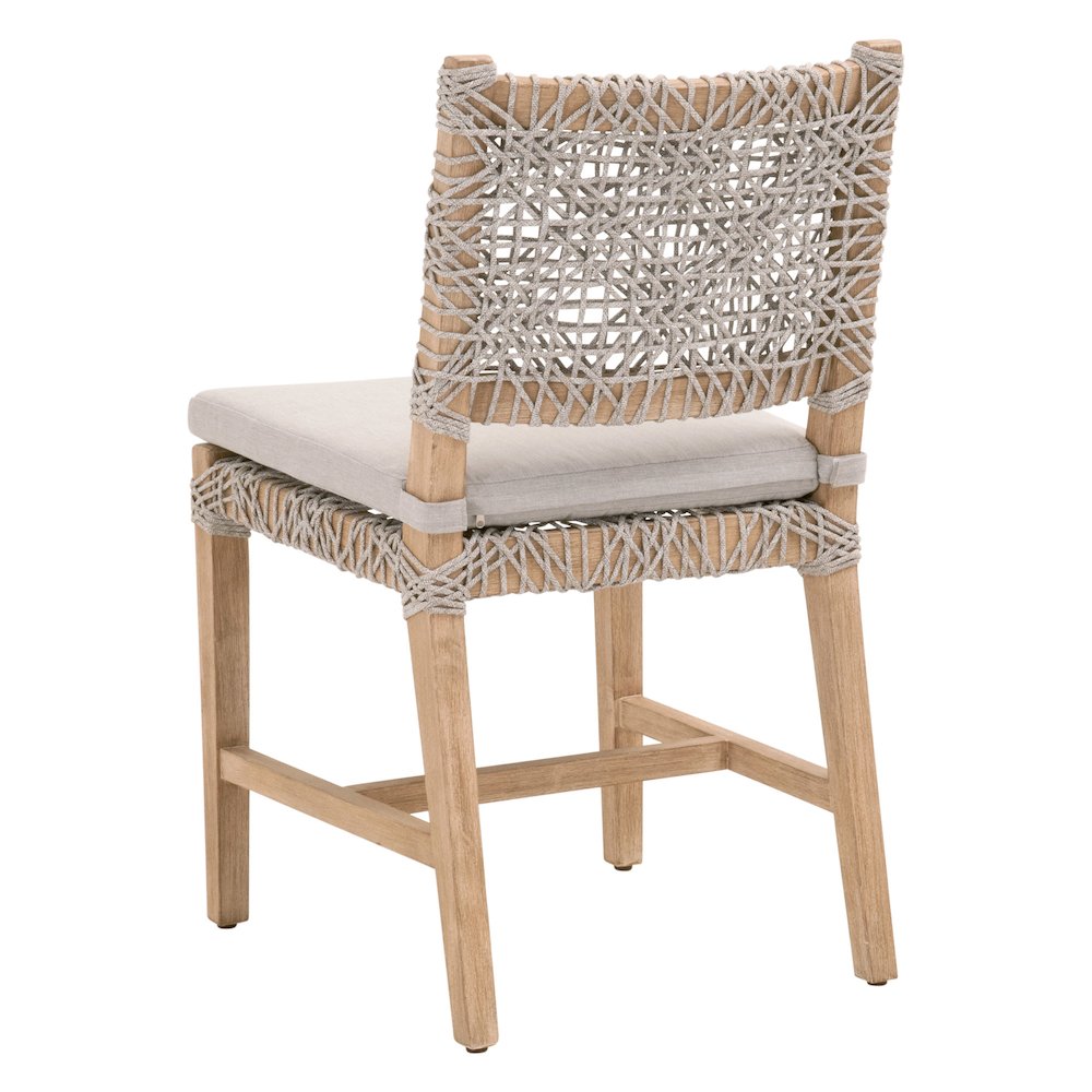 Woven Transitional Costa Dining Chair, Set of 2. Picture 4