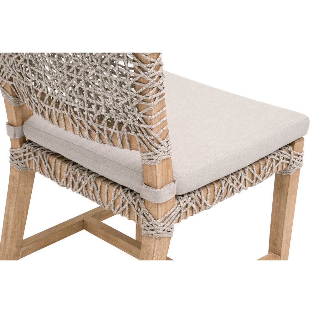 Woven Transitional Costa Dining Chair, Set of 2. Picture 6