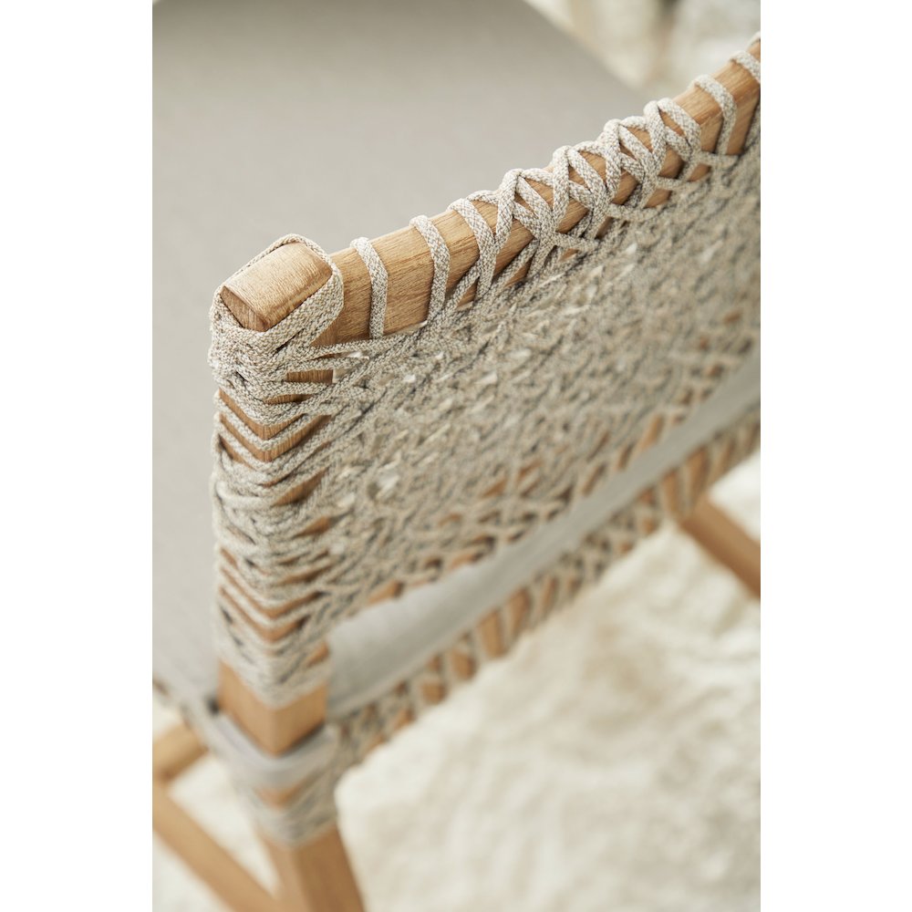 Woven Transitional Costa Dining Chair, Set of 2. Picture 8