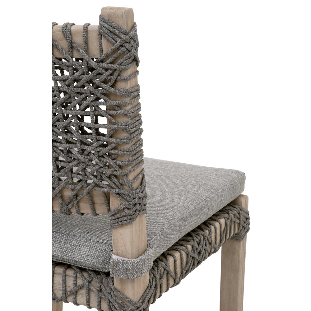 Woven - Outdoor  Transitional Costa Outdoor Counter Stool. Picture 6