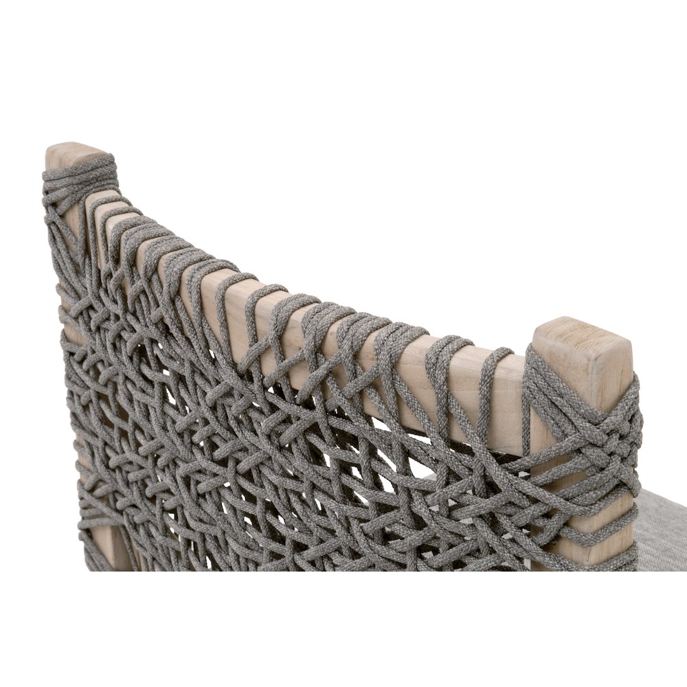 Woven - Outdoor  Transitional Costa Outdoor Counter Stool. Picture 8