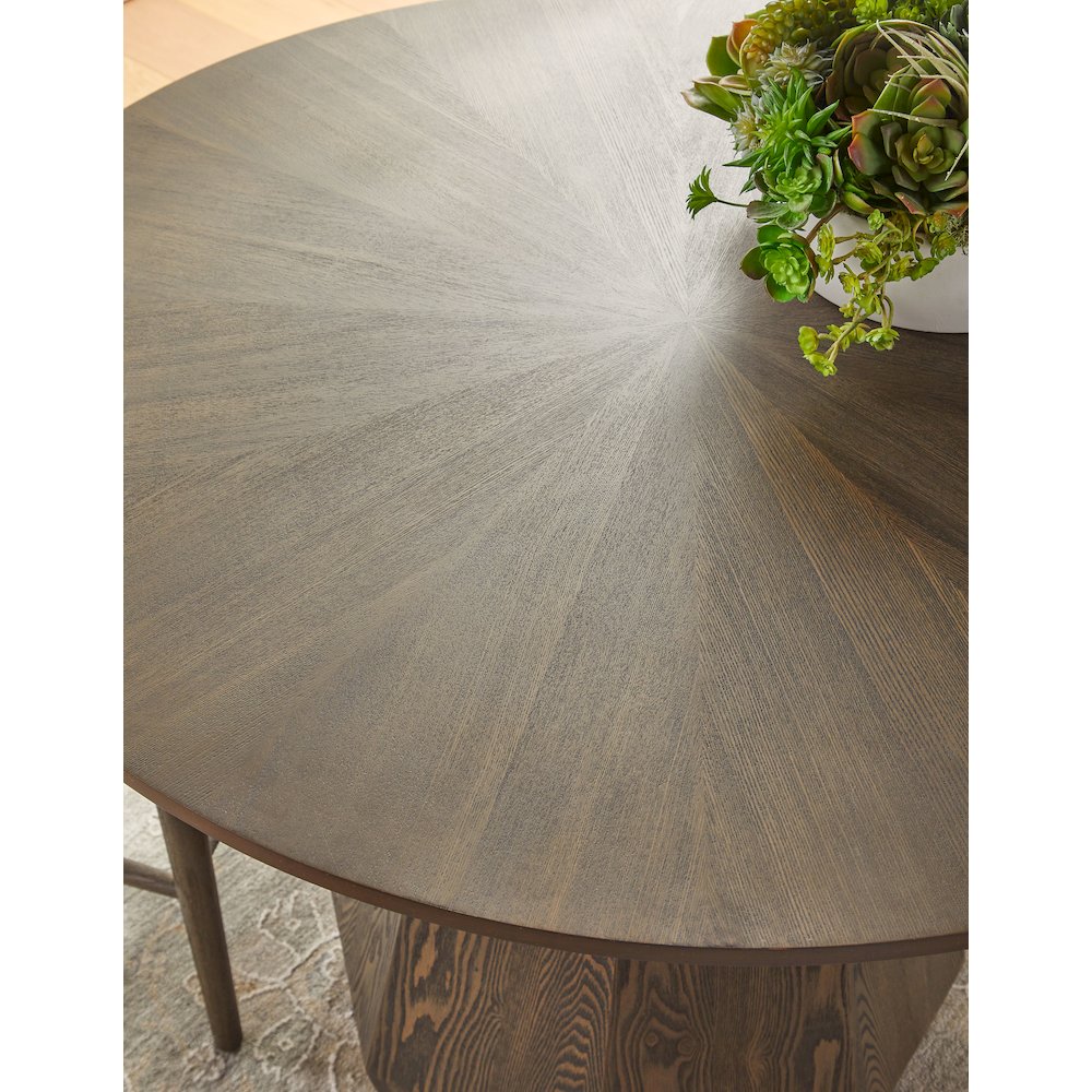 Traditions Transitional Coulter 42" Round Dining Table. Picture 6