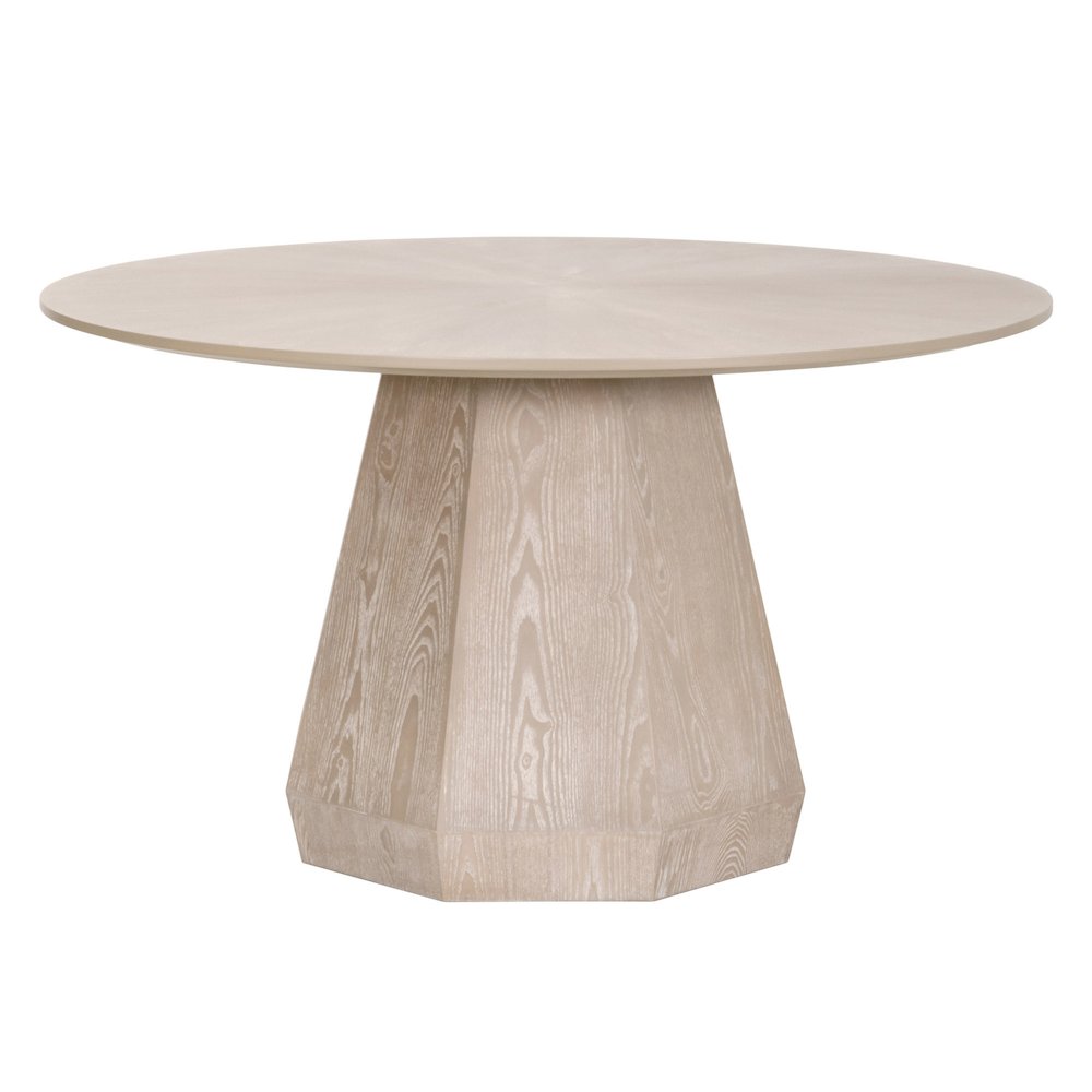 Traditions Transitional Coulter 54" Round Dining Table. Picture 1