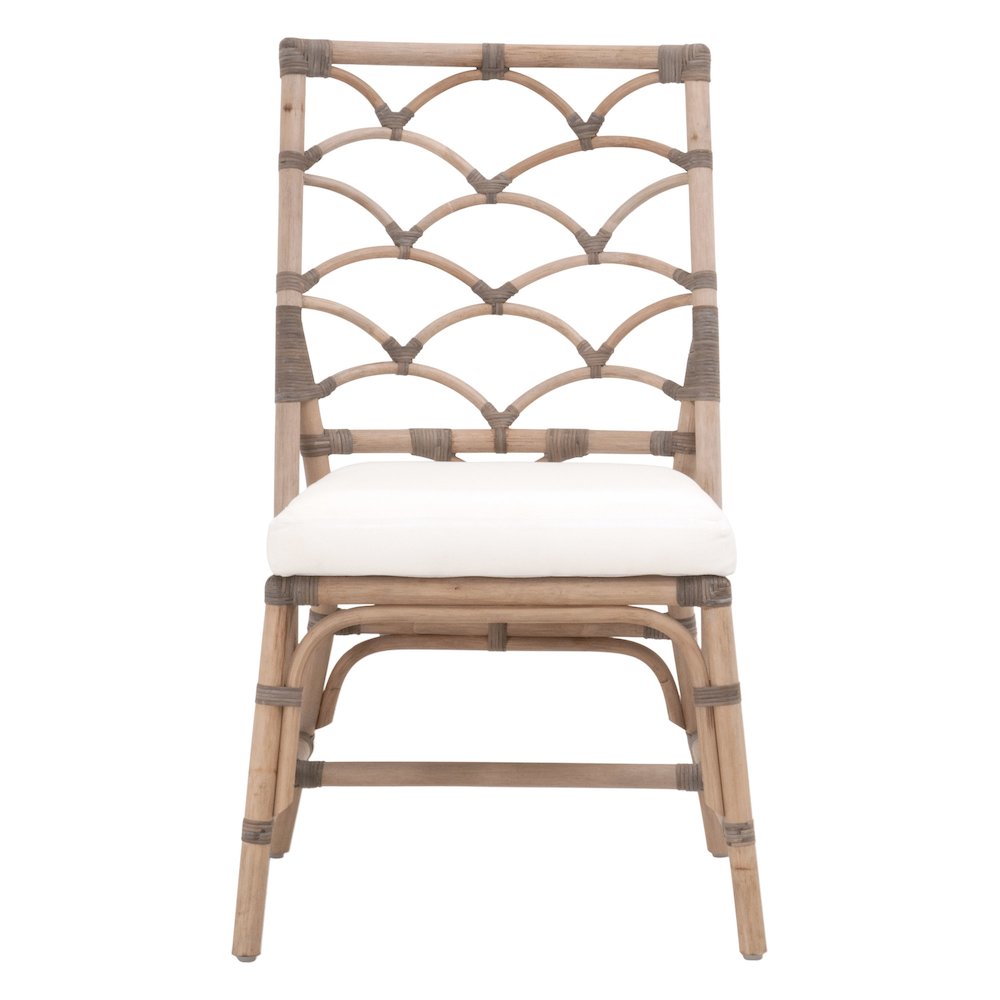 Sel De Mer Transitional Crescent Dining Chair, Set of 2. Picture 1