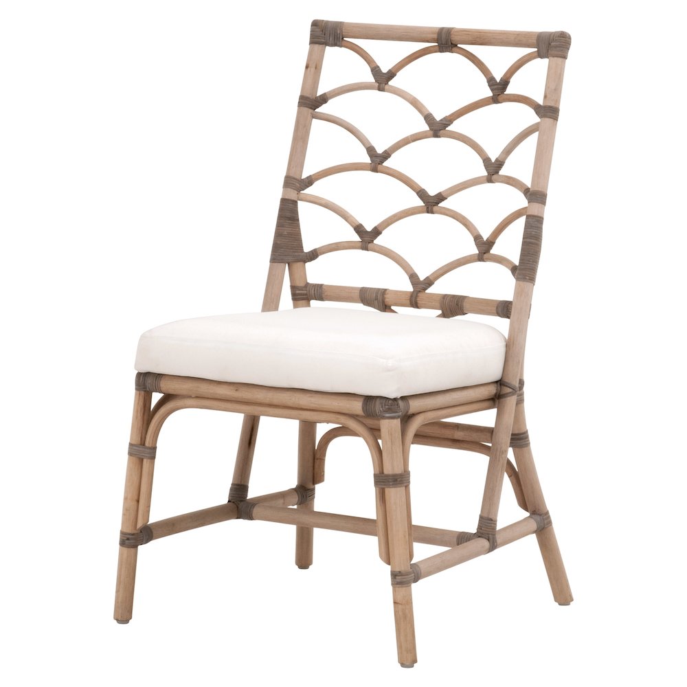 Sel De Mer Transitional Crescent Dining Chair, Set of 2. Picture 2