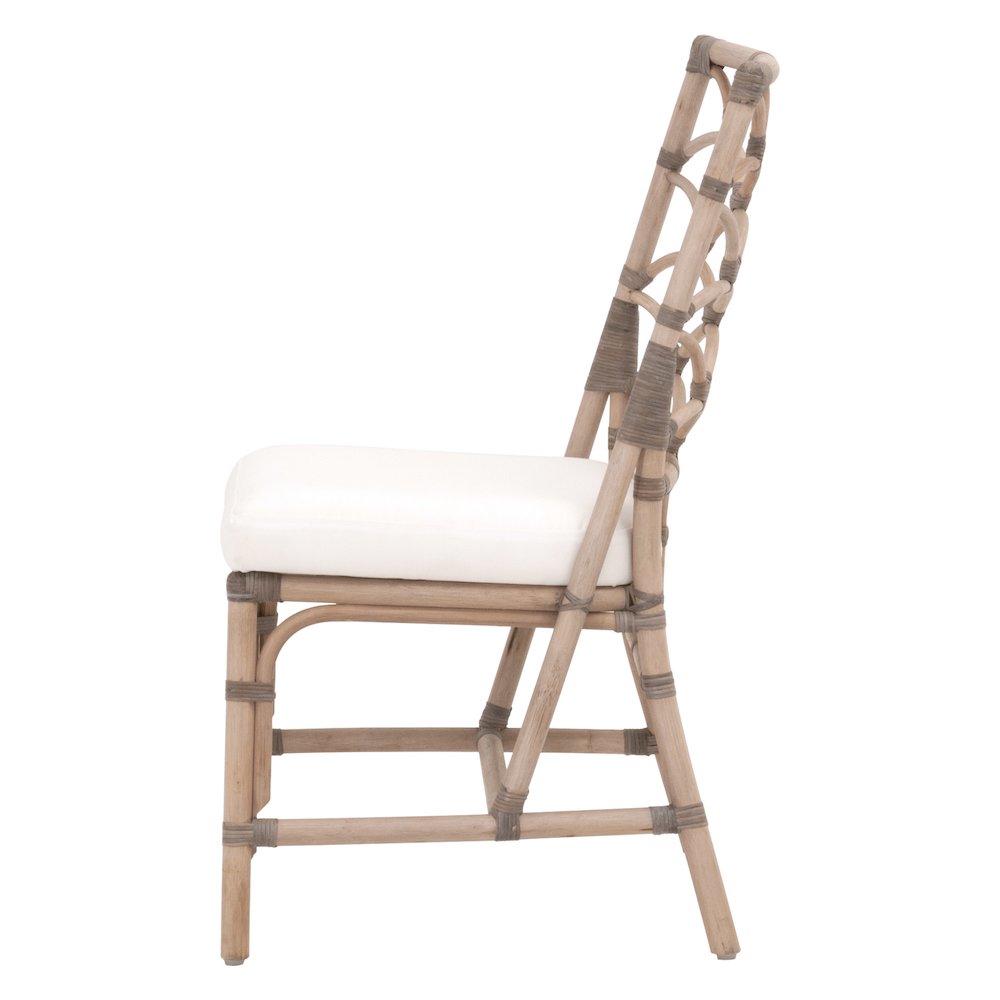 Sel De Mer Transitional Crescent Dining Chair, Set of 2. Picture 3