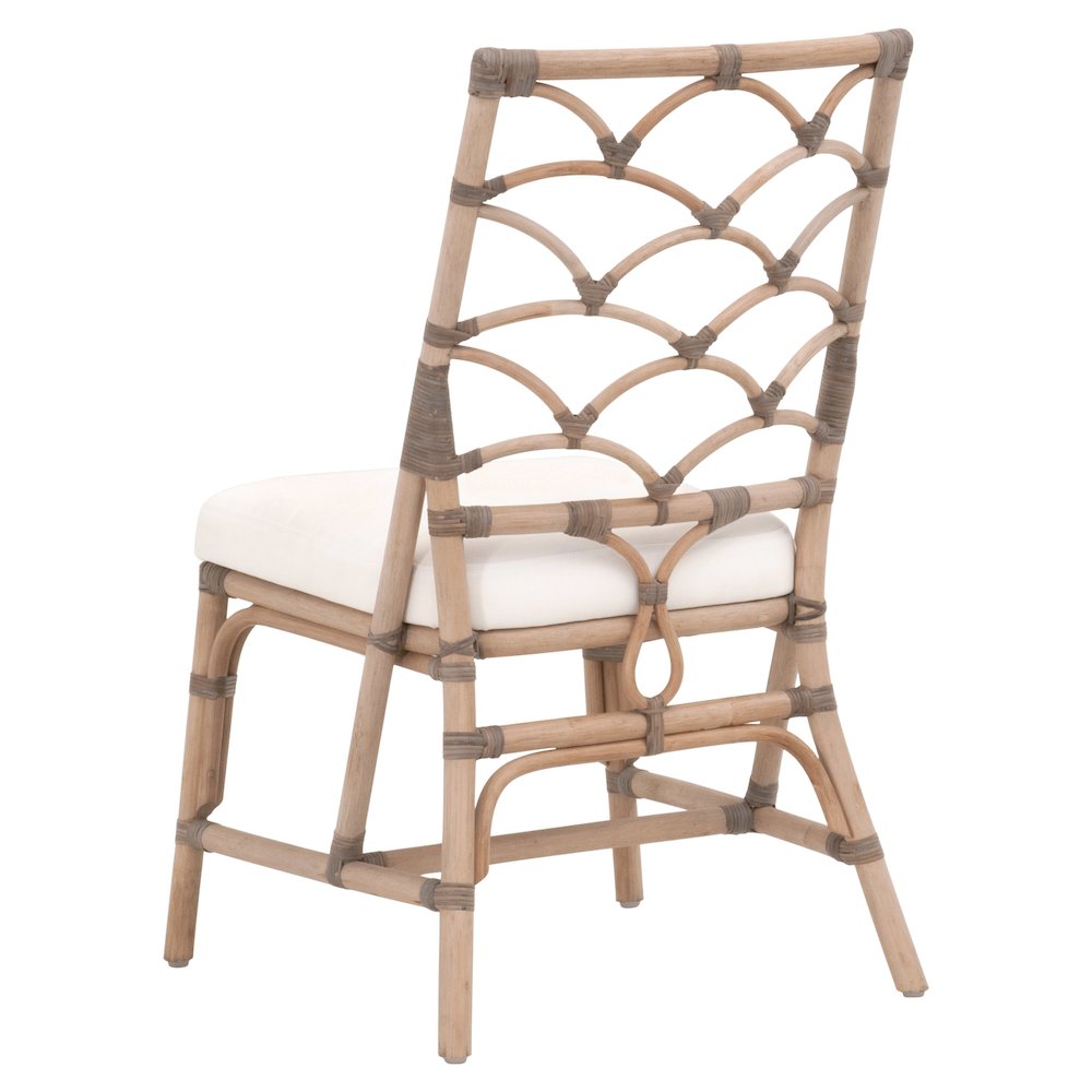 Sel De Mer Transitional Crescent Dining Chair, Set of 2. Picture 4