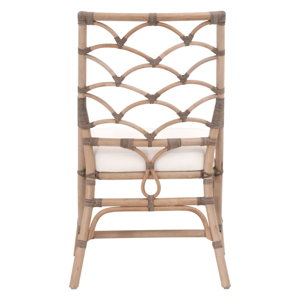 Sel De Mer Transitional Crescent Dining Chair, Set of 2. Picture 5