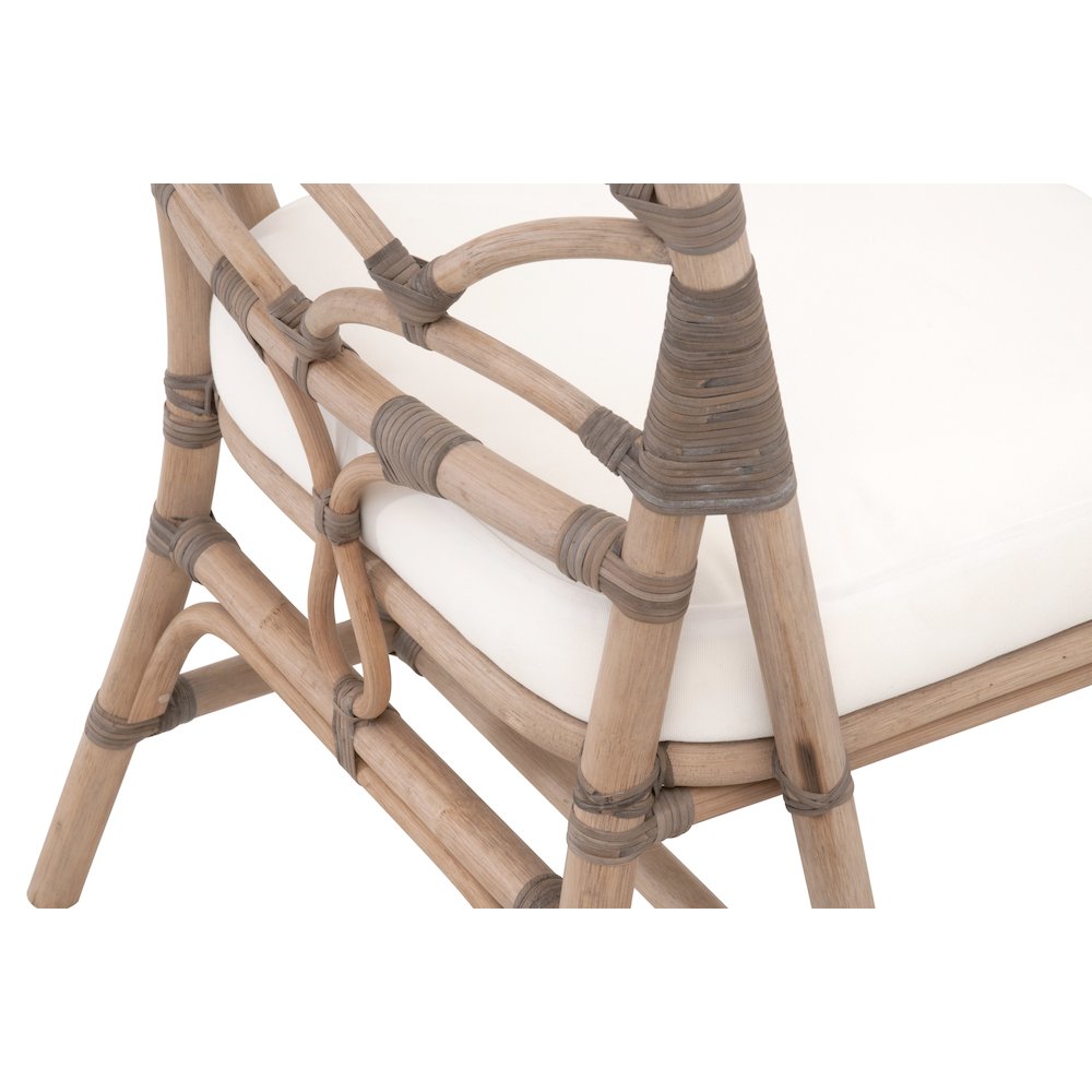 Sel De Mer Transitional Crescent Dining Chair, Set of 2. Picture 7