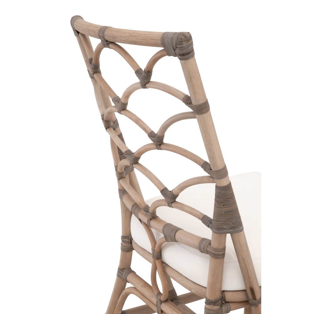 Sel De Mer Transitional Crescent Dining Chair, Set of 2. Picture 8