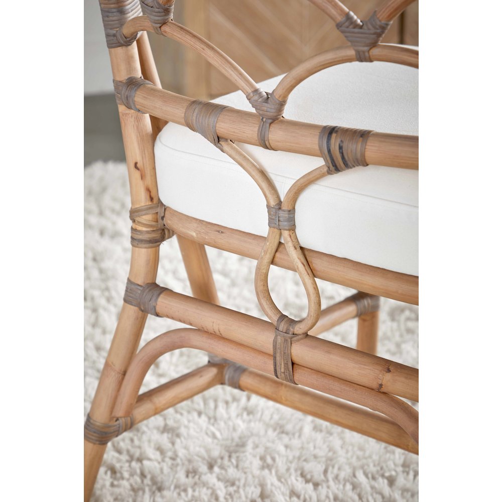 Sel De Mer Transitional Crescent Dining Chair, Set of 2. Picture 10