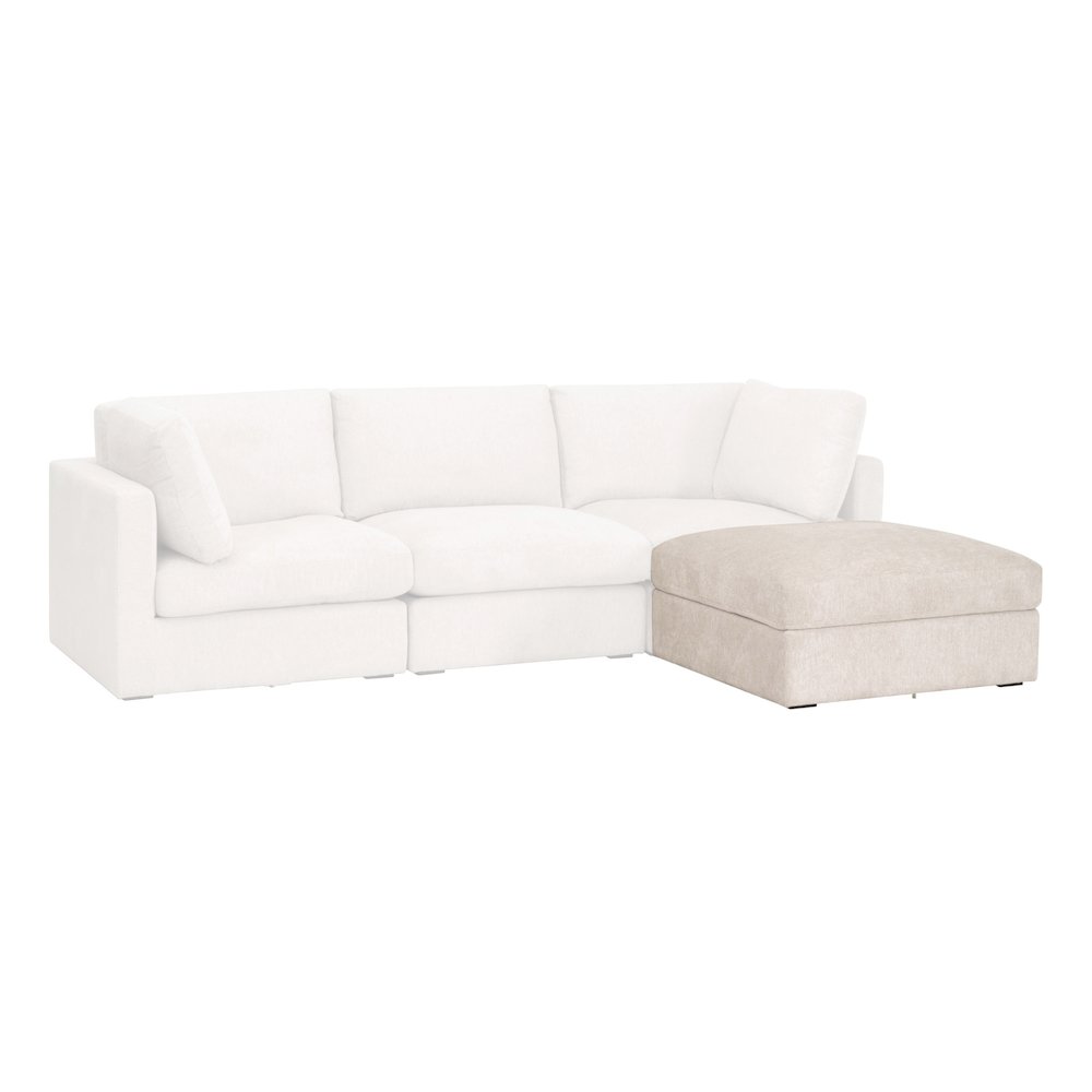 Stitch & Hand - Upholstery Transitional Daley Modular Storage Ottoman. Picture 7