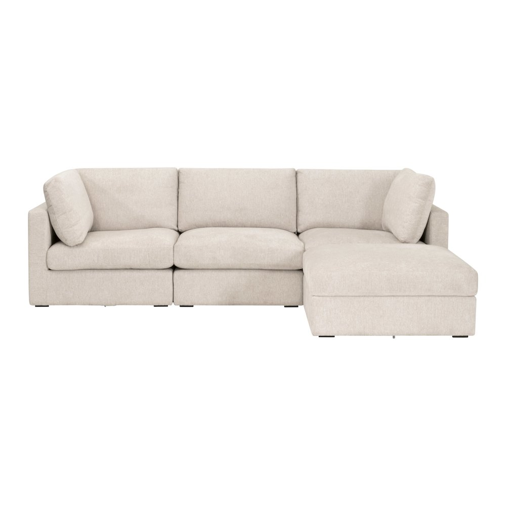 Stitch & Hand - Upholstery Transitional Daley Modular Storage Ottoman. Picture 9