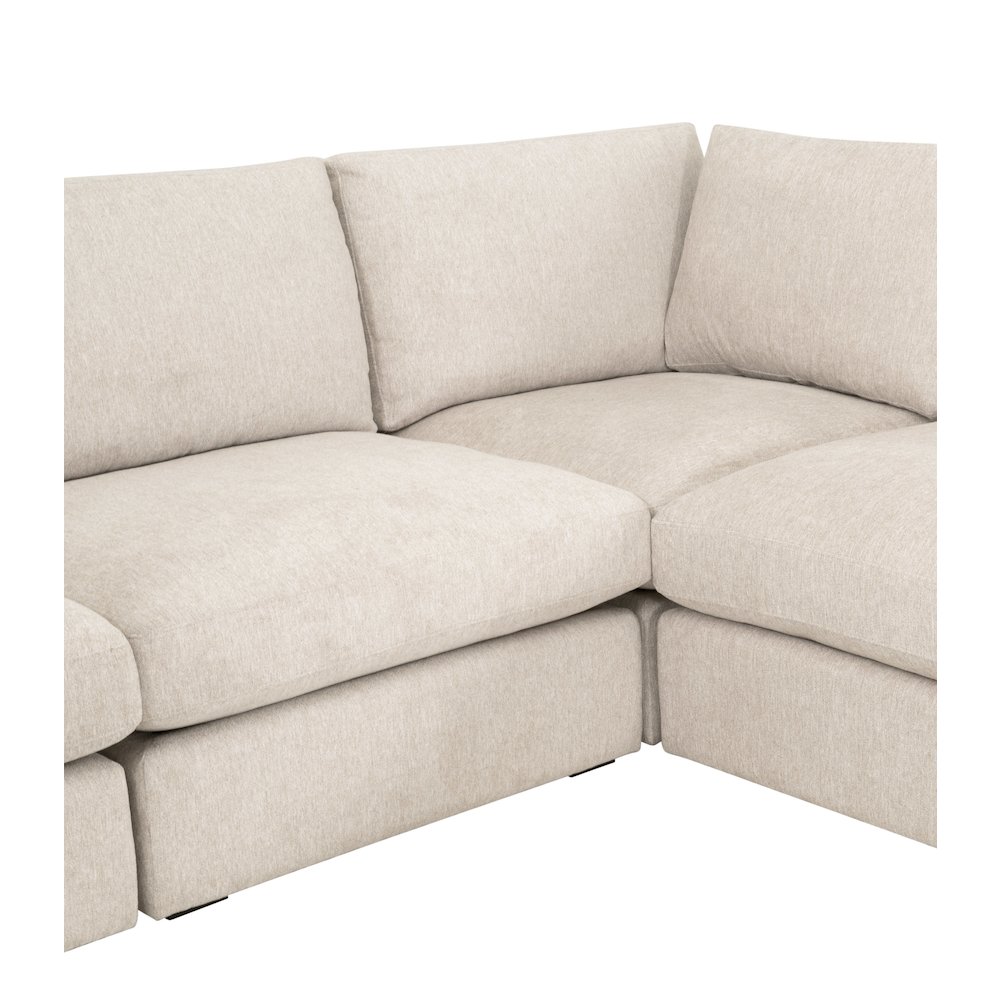 Stitch & Hand - Upholstery Transitional Daley Modular Storage Ottoman. Picture 14