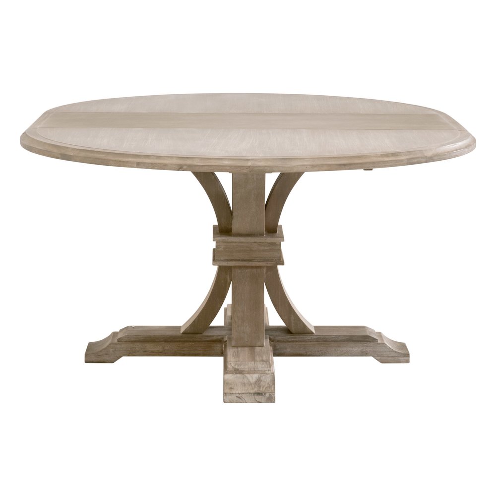 Traditions Transitional Devon 54" Round Extension Dining Table. Picture 5
