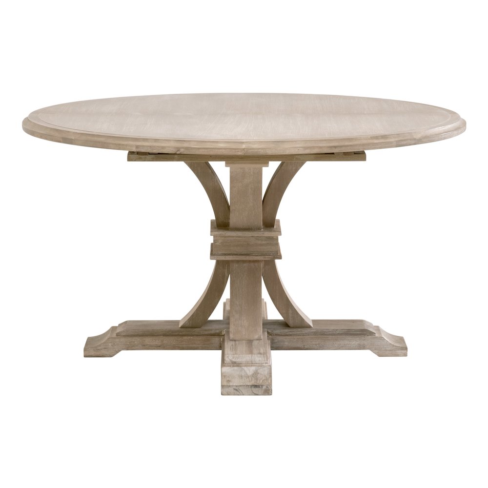 Traditions Transitional Devon 54" Round Extension Dining Table. Picture 6