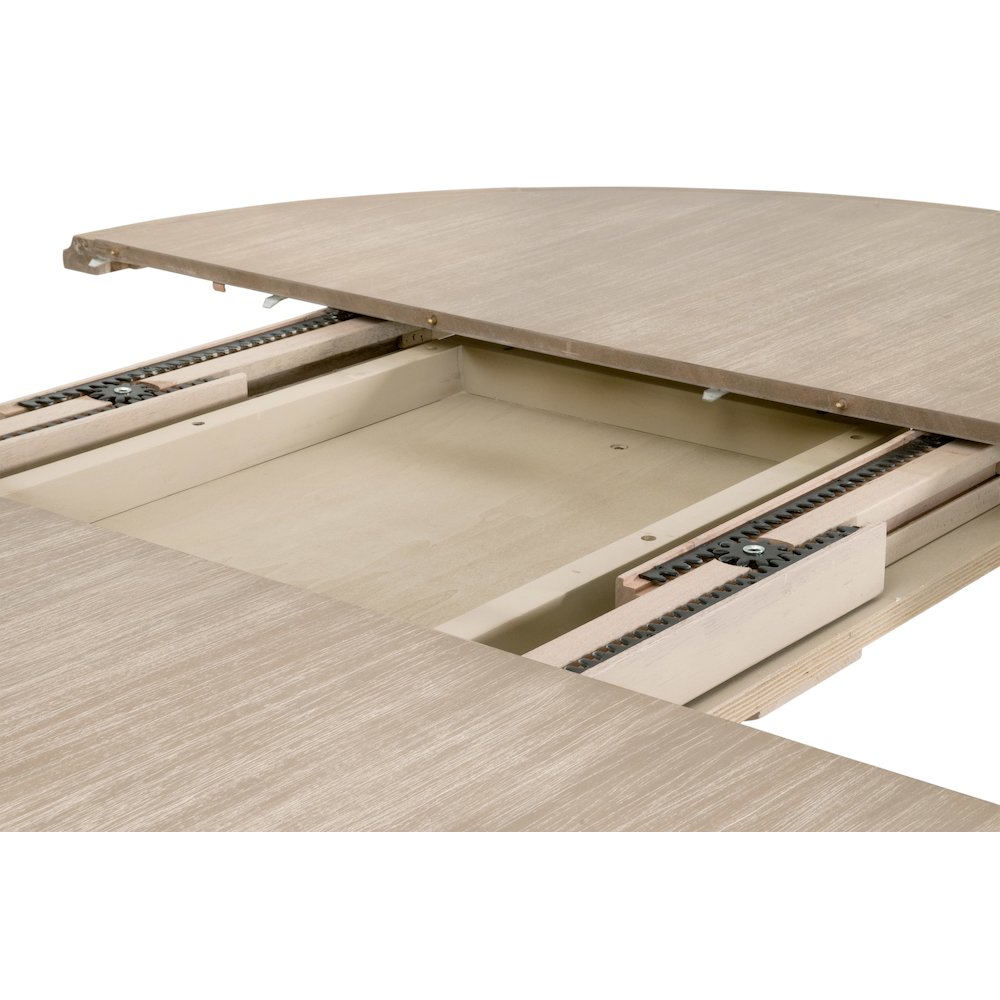 Traditions Transitional Devon 54" Round Extension Dining Table. Picture 11