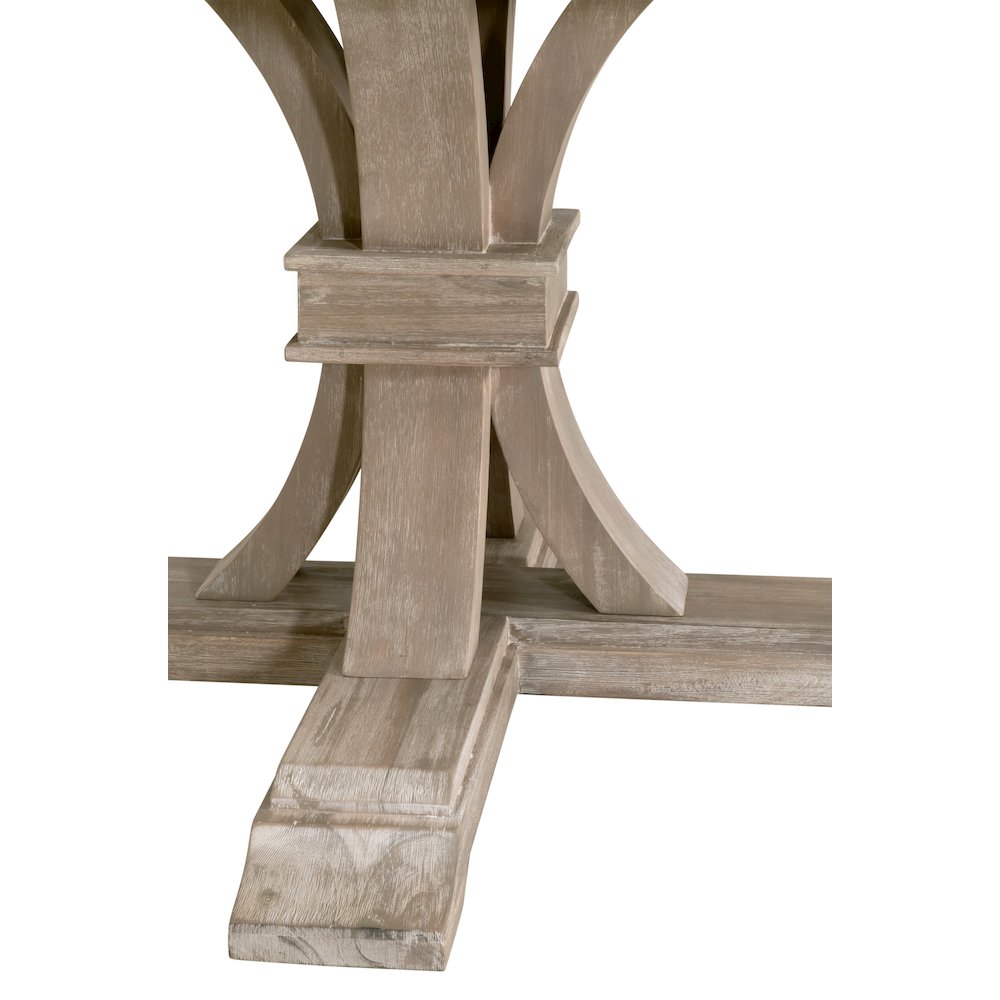 Traditions Transitional Devon 54" Round Extension Dining Table. Picture 13