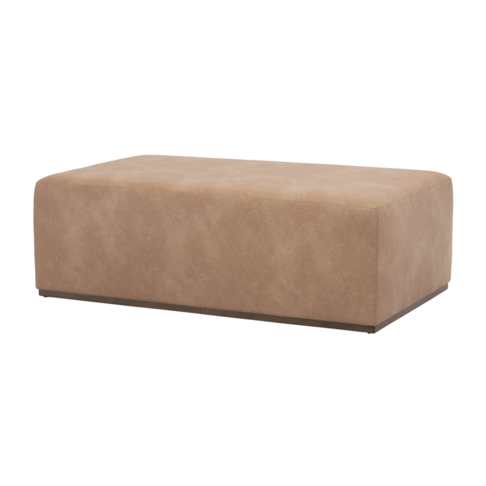 Traditions Transitional Dovetail Upholstered Coffee Table. Picture 4