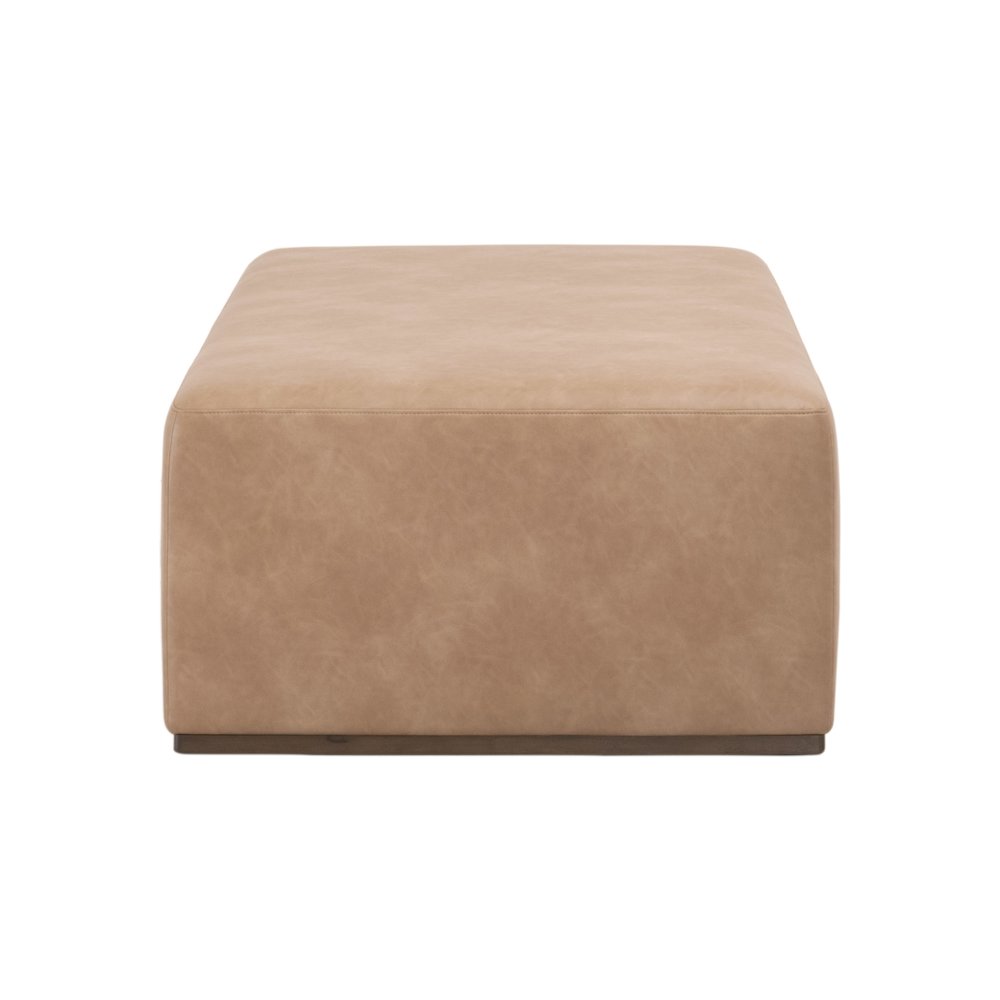 Traditions Transitional Dovetail Upholstered Coffee Table. Picture 6