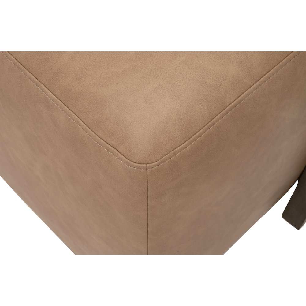 Traditions Transitional Dovetail Upholstered Coffee Table. Picture 15