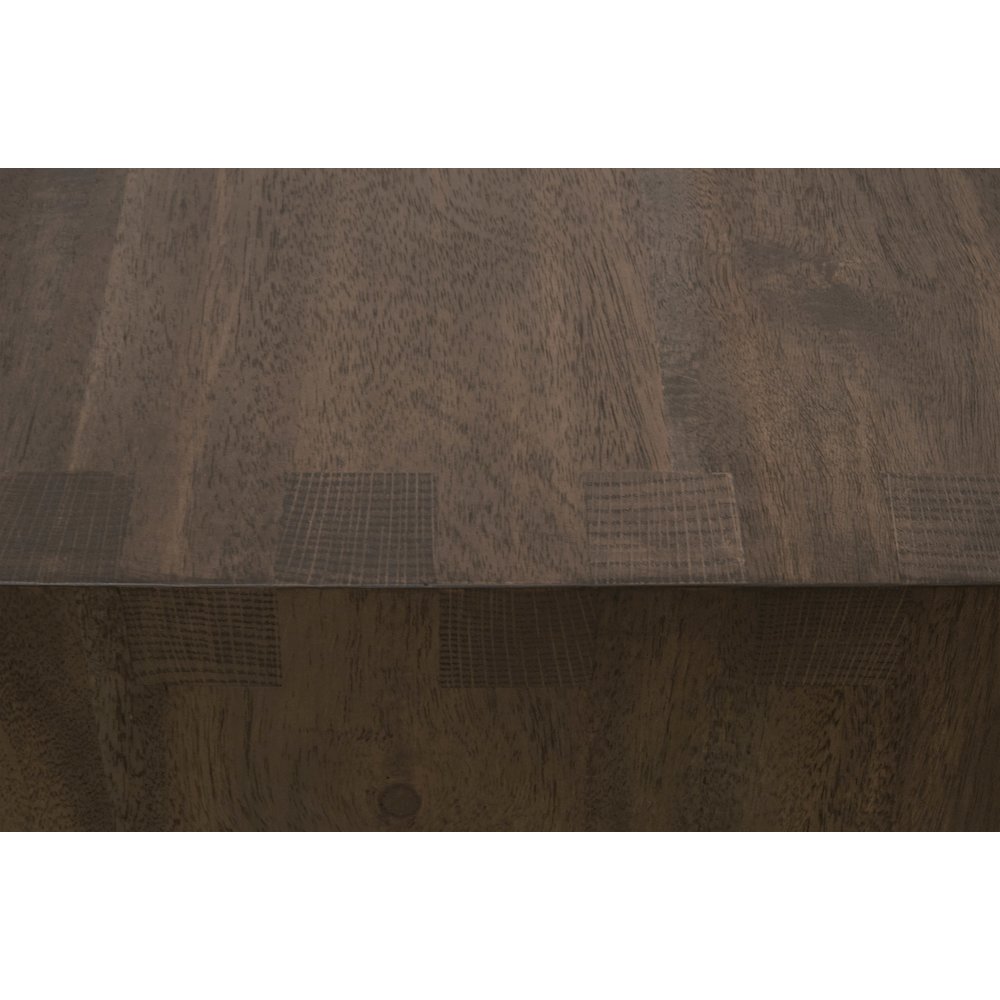 Traditions Transitional Dovetail Upholstered Coffee Table. Picture 17
