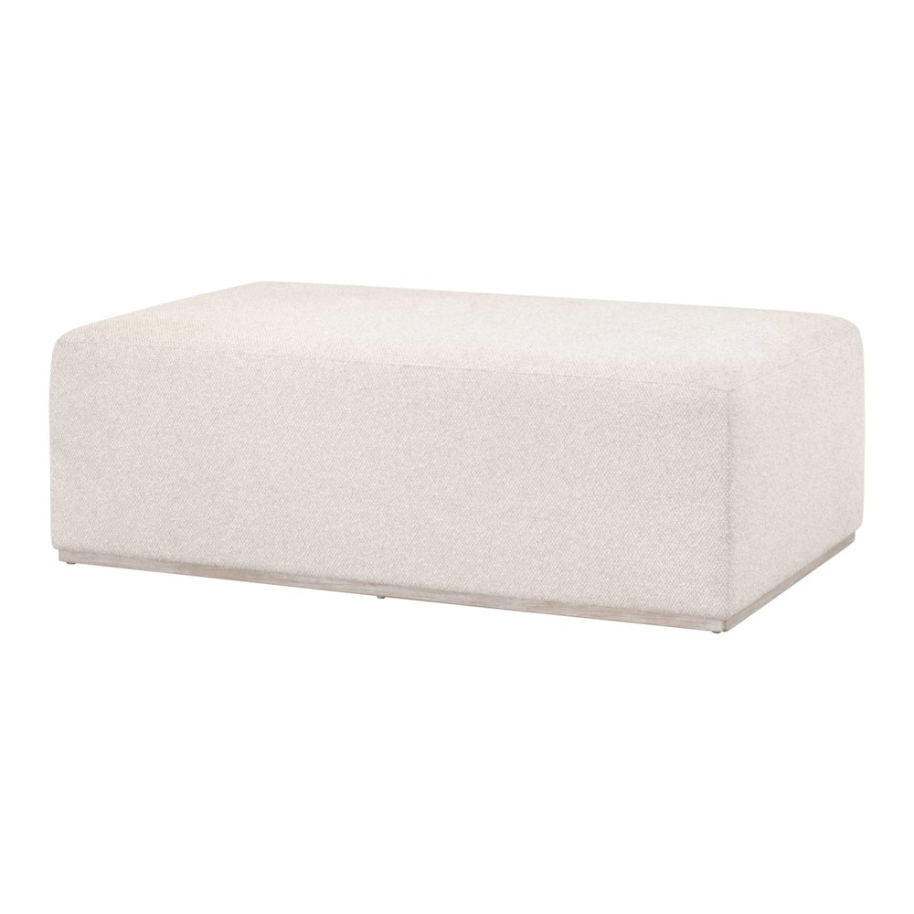 Traditions Transitional Dovetail Upholstered Coffee Table. Picture 4