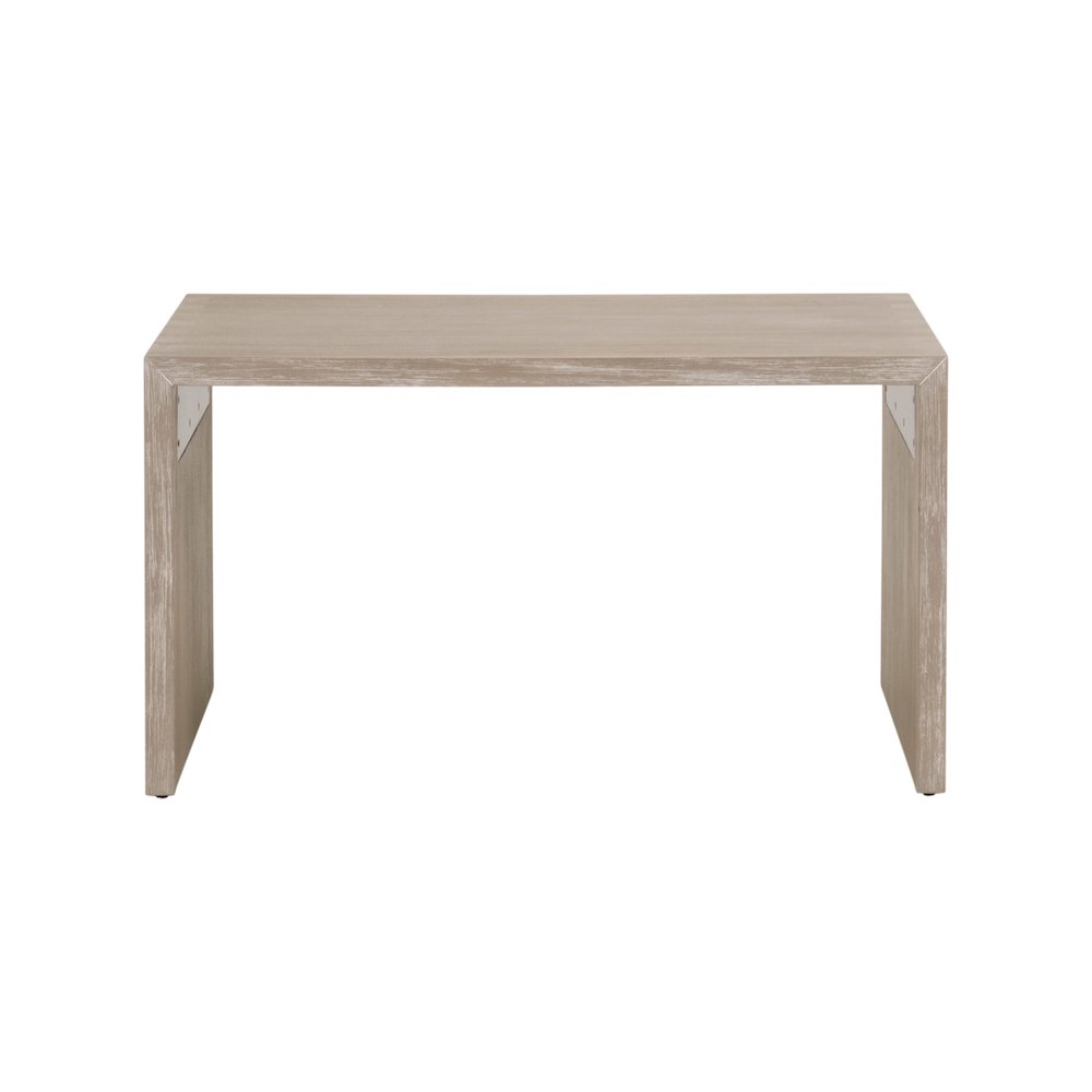 Traditions Transitional Dovetail Upholstered Coffee Table. Picture 9