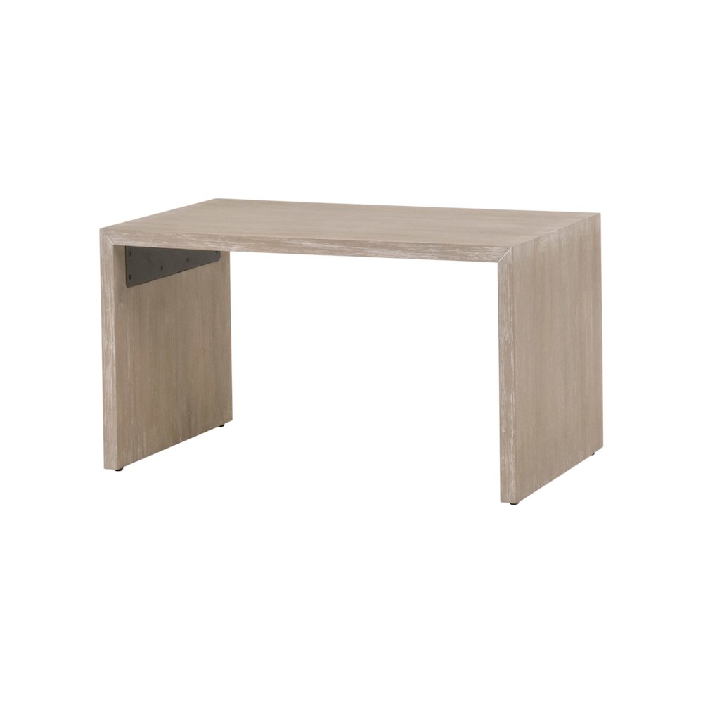 Traditions Transitional Dovetail Upholstered Coffee Table. Picture 10