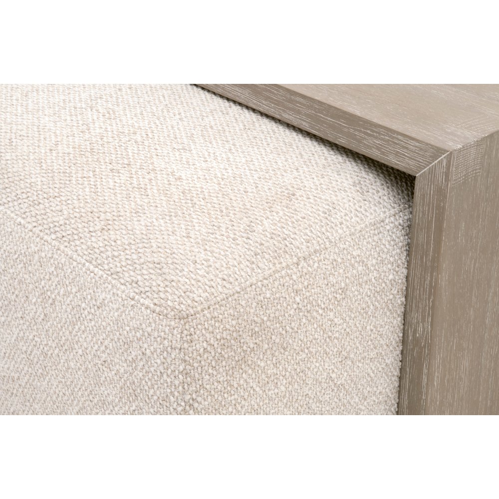 Traditions Transitional Dovetail Upholstered Coffee Table. Picture 12