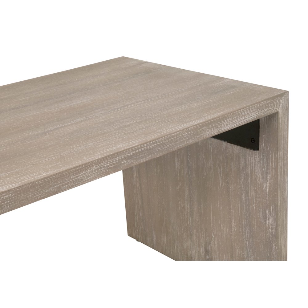 Traditions Transitional Dovetail Upholstered Coffee Table. Picture 16