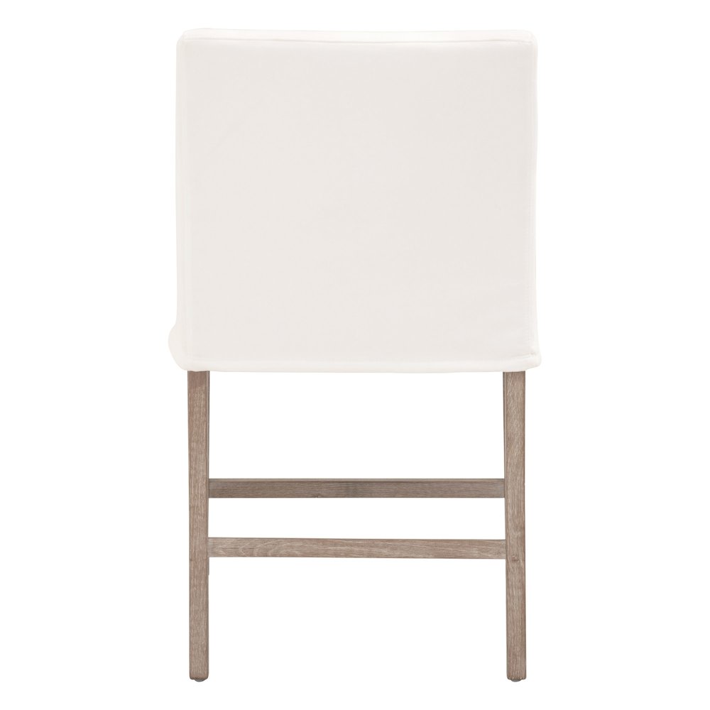 Stitch & Hand - Dining & Bedroom Transitional Drake Slipcover Counter Stool. Picture 5